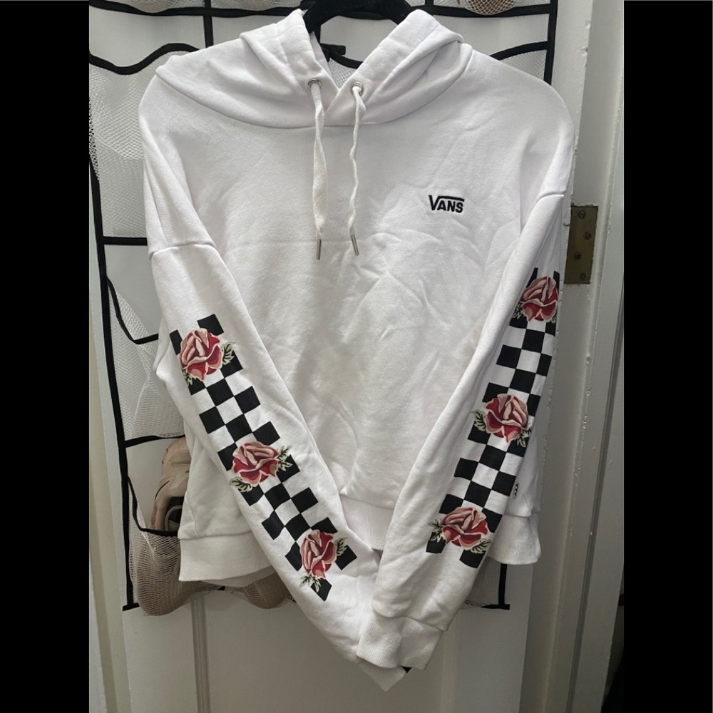 VANS SWEATSHIRT w/ ROSES